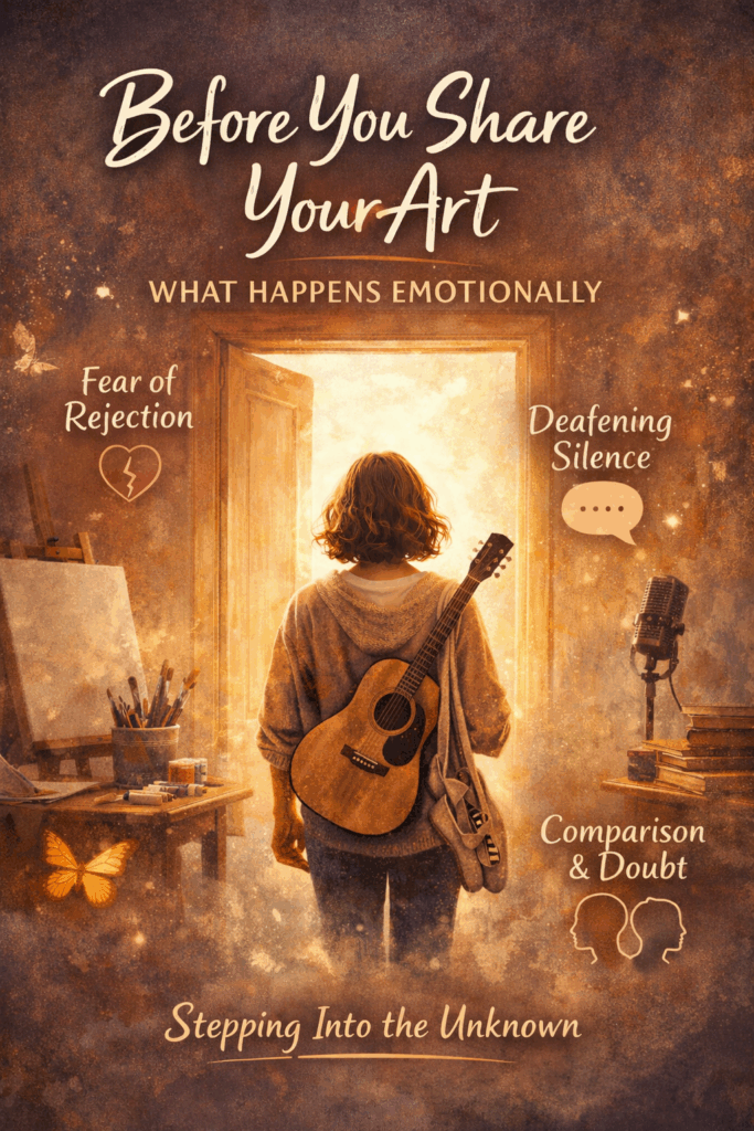 What Happens Emotionally Before You Share Your Art