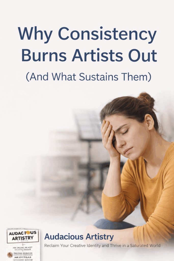 Why Consistency Burns Artists Out (And What Sustains Them)