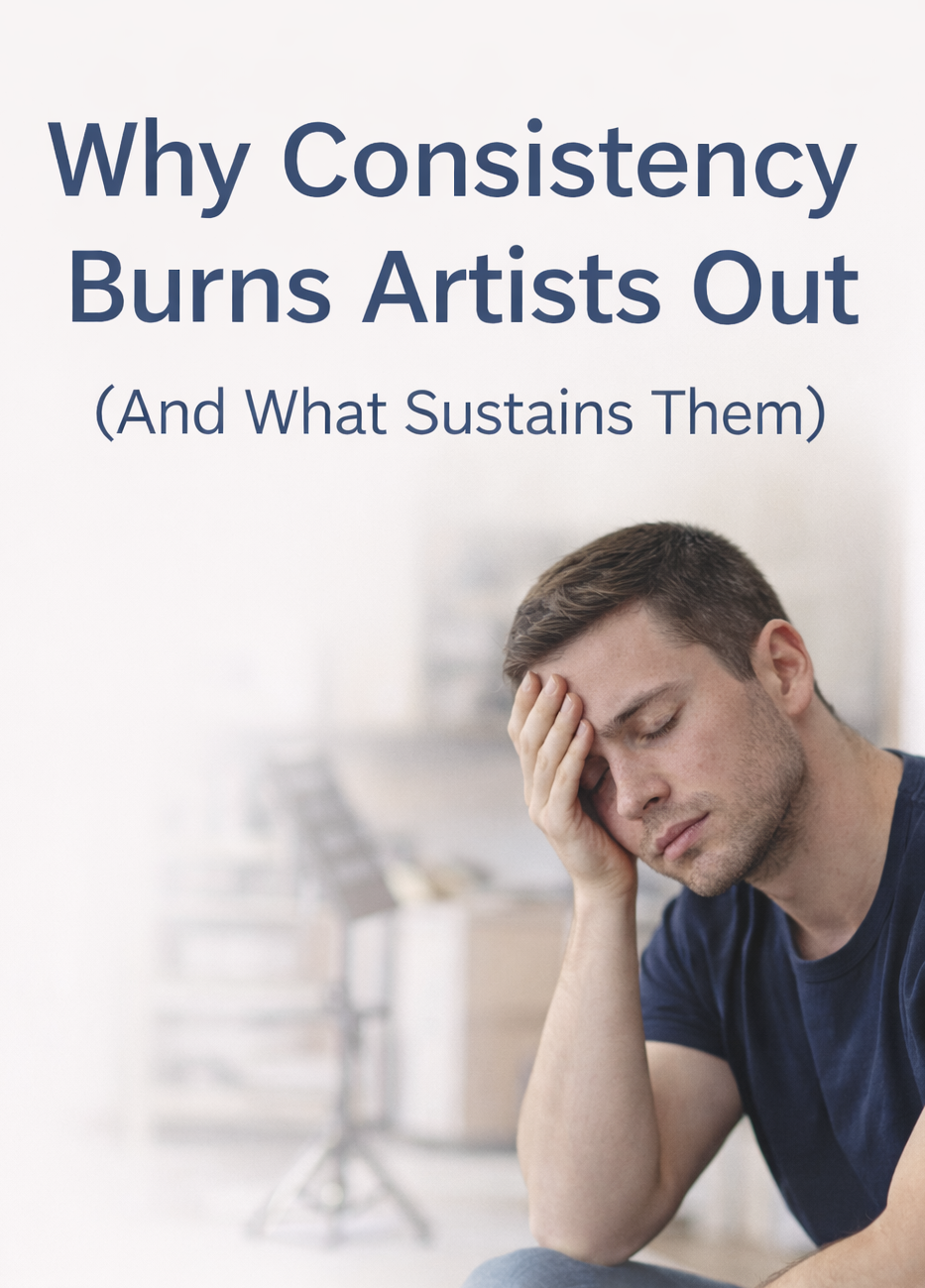Why Consistency Burns Artists Out (And What Sustains Them)