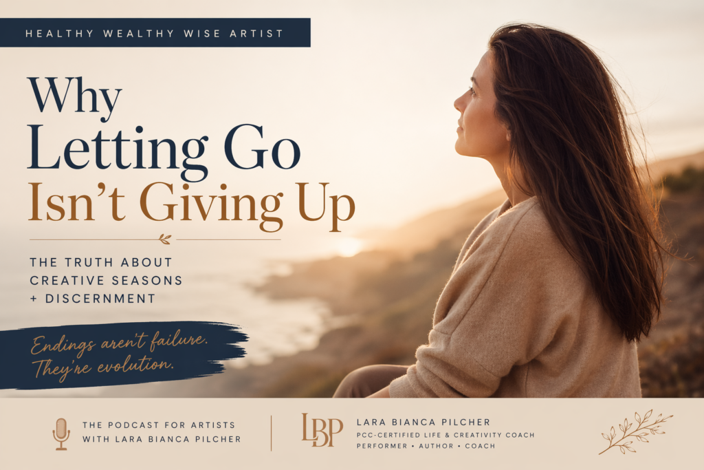 Here’s the truth:

Letting go as an artist is not giving up. It’s making space for alignment.